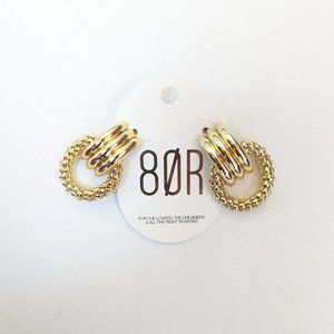 Revolve Romance Hoops Gold Style 8OTH-WL1710